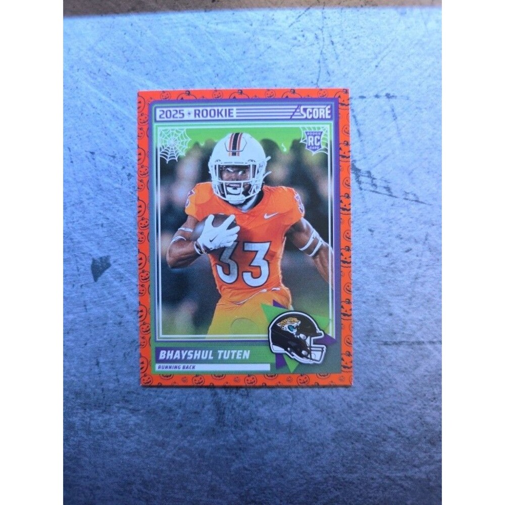 Brayshul Tuten Rookie 2025 Score A Treat Football Card #80 Jacksonville Jaguars